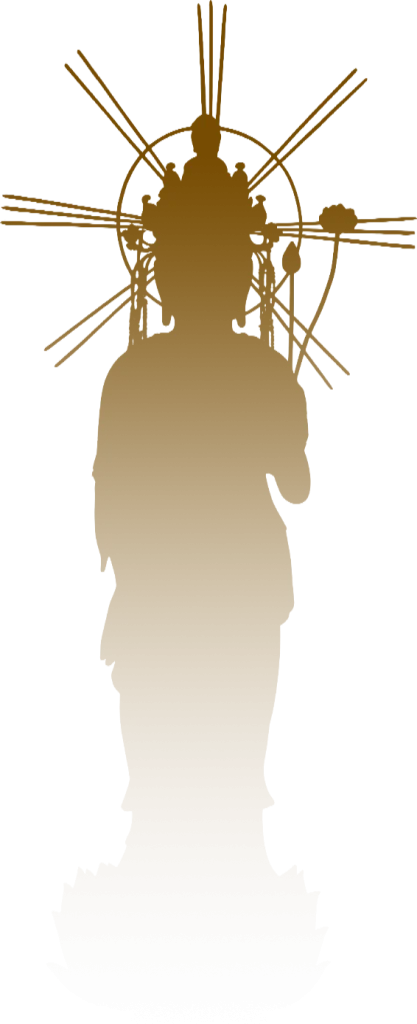 茶色の無地が画面全体を埋め尽くし、他のディテールやオブジェクトは一切見えず、葛飾坂東観音開帳の伝統に見られる静謐なシンプルさをさりげなく想起させる。.